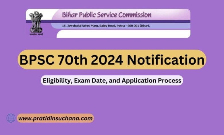 70th BPSC Exam Date