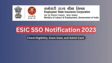 ESIC SSO Notification 2023