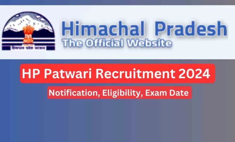 HP Patwari Recruitment 2024 Notification