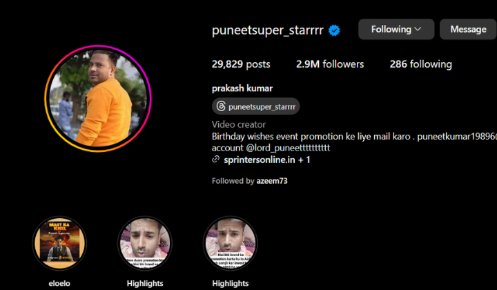 Puneet Superstar 