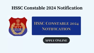 HSSC Constable 2024 Notification